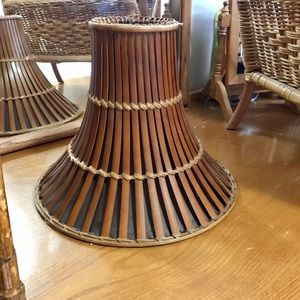 Bamboo lamp shade